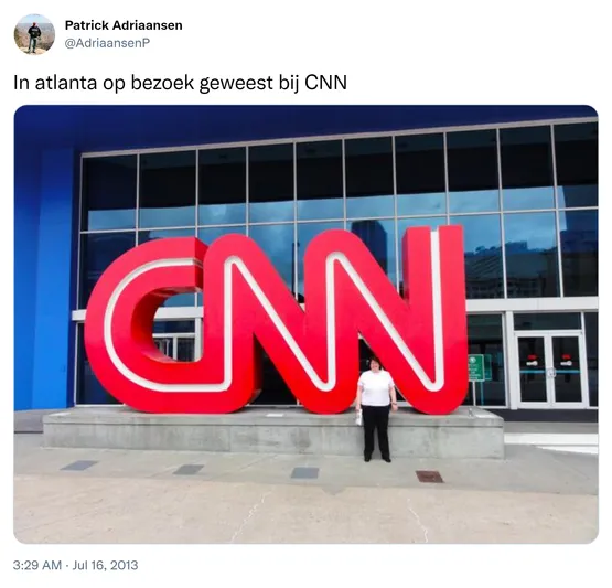 In atlanta op bezoek geweest bij CNN http://t.co/a2Huim0ORX
