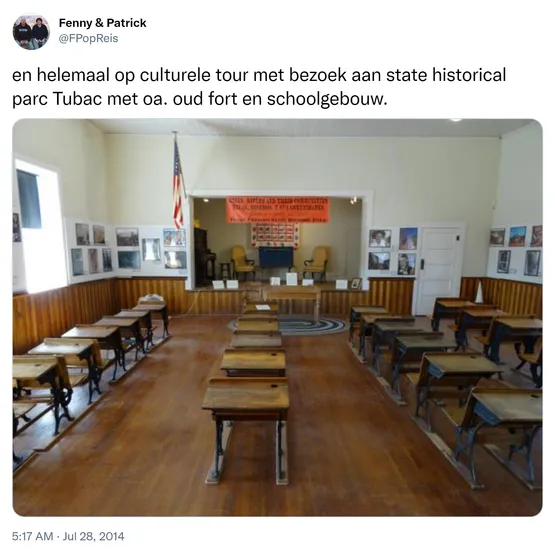 en helemaal op culturele tour met bezoek aan state historical parc Tubac met oa. oud fort en schoolgebouw. http://t.co/pTAmFjrYpm 