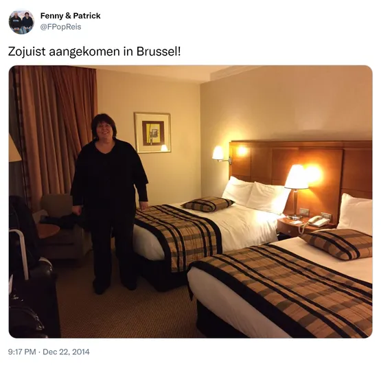 Zojuist aangekomen in Brussel! http://t.co/TaJ8LgjyxL