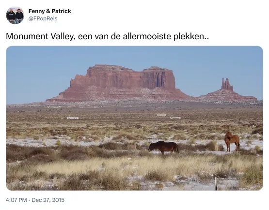 Monument Valley, een van de allermooiste plekken.. https://t.co/NHLCUVcd92 