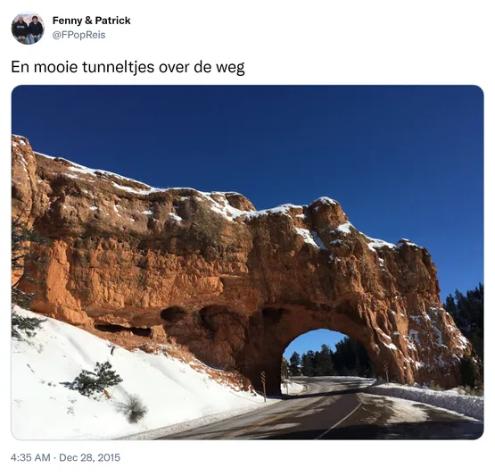 En mooie tunneltjes over de weg https://t.co/QB08Vp54bI 