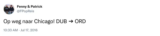 Op weg naar Chicago! DUB ➔ ORD https://t.co/qm56wJzNxL 