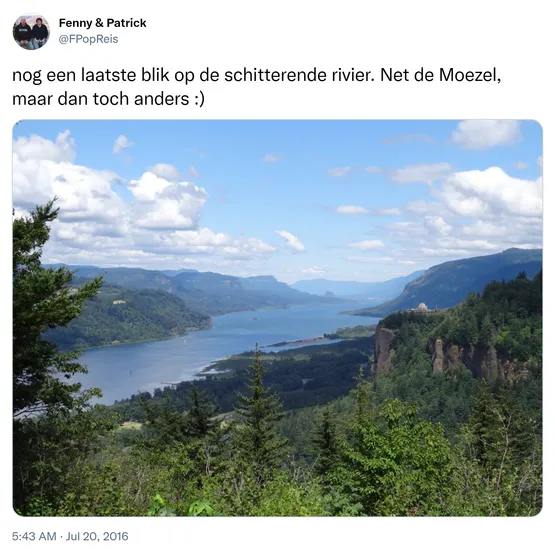 nog een laatste blik op de schitterende rivier. Net de Moezel, maar dan toch anders :) https://t.co/w9qOKHbeAe