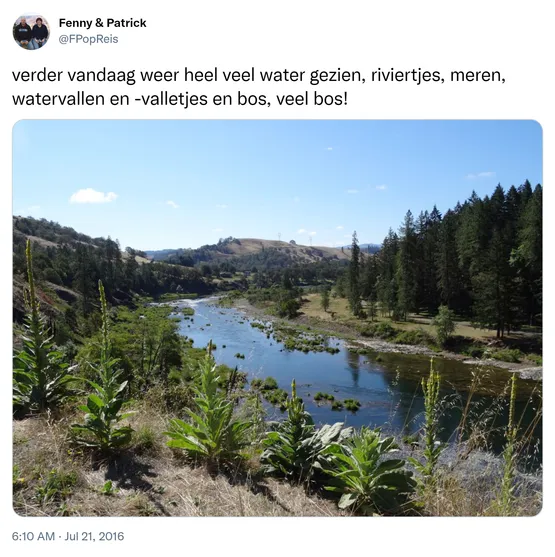 verder vandaag weer heel veel water gezien, riviertjes, meren, watervallen en -valletjes en bos, veel bos! https://t.co/0ugnG7sq7x