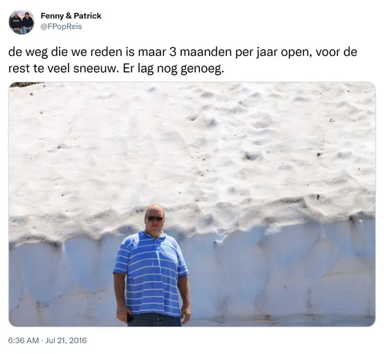de weg die we reden is maar 3 maanden per jaar open, voor de rest te veel sneeuw. Er lag nog genoeg. https://t.co/mZxkGg1UR1