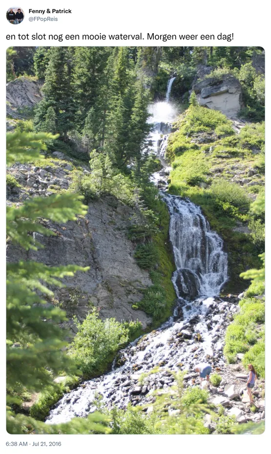 en tot slot nog een mooie waterval. Morgen weer een dag! https://t.co/eC2Ku0rEAj