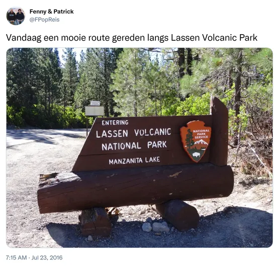 Vandaag een mooie route gereden langs Lassen Volcanic Park https://t.co/CN0CcLRCbn