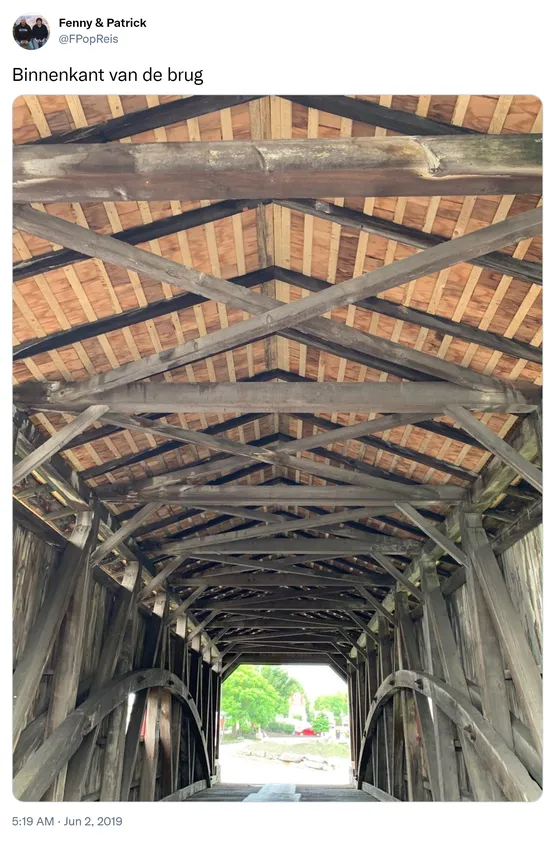Binnenkant van de brug https://t.co/ymrjmDt2Bw