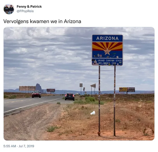 Vervolgens kwamen we in Arizona https://t.co/wKV6ob1ov9 