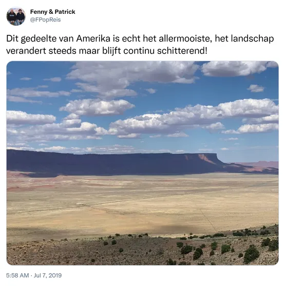 Dit gedeelte van Amerika is echt het allermooiste, het landschap verandert steeds maar blijft continu schitterend! https://t.co/0ohrbx1kDc 