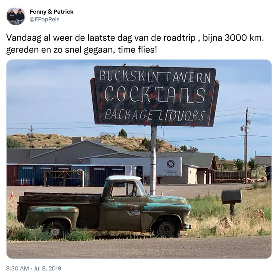Vandaag al weer de laatste dag van de roadtrip , bijna 3000 km. gereden en zo snel gegaan, time flies! https://t.co/2kTL1GH3TY
