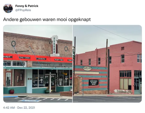Andere gebouwen waren mooi opgeknapt https://t.co/xeCrusUTQ8