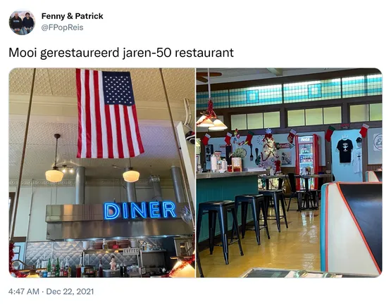 Mooi gerestaureerd jaren-50 restaurant https://t.co/oNVbg79jSu