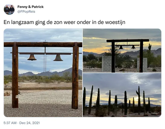 En langzaam ging de zon weer onder in de woestijn https://t.co/DOaE8N3ESF
