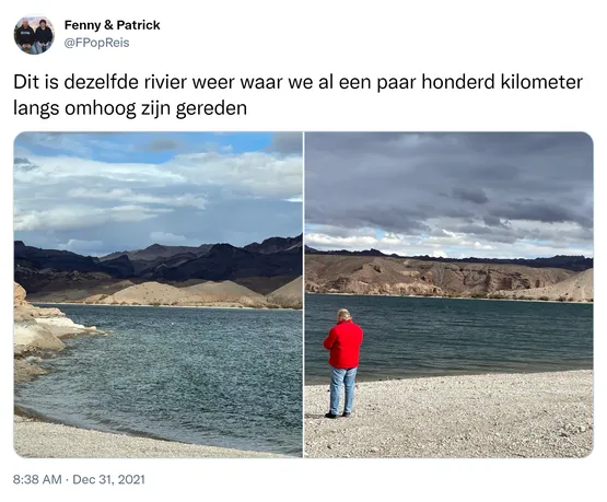 Dit is dezelfde rivier weer waar we al een paar honderd kilometer langs omhoog zijn gereden https://t.co/GqyHnrgW8R