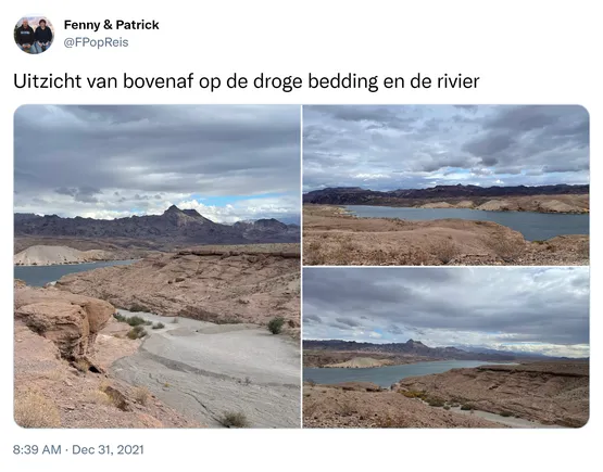 Uitzicht van bovenaf op de droge bedding en de rivier https://t.co/hW6N41YYKT