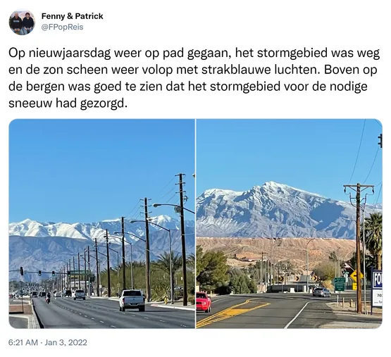 Op nieuwjaarsdag weer op pad gegaan, het stormgebied was weg en de zon scheen weer volop met strakblauwe luchten. Boven op de bergen was goed te zien dat het stormgebied voor de nodige sneeuw had gezorgd. https://t.co/rNTsCIyPa5
