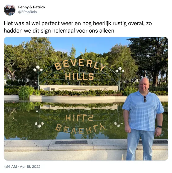 Het was al wel perfect weer en nog heerlijk rustig overal, zo hadden we dit sign helemaal voor ons alleen https://t.co/CrcC62nhTf
