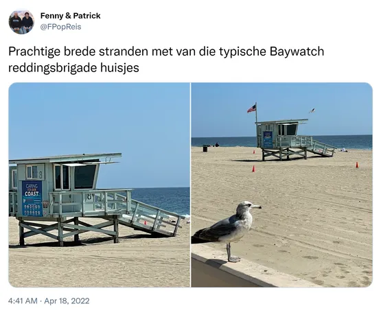 Prachtige brede stranden met van die typische Baywatch reddingsbrigade huisjes https://t.co/s3H9Kkqf9e
