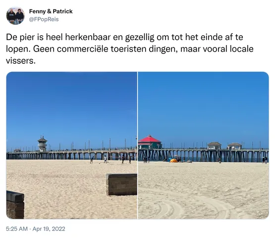 De pier is heel herkenbaar en gezellig om tot het einde af te lopen. Geen commerciële toeristen dingen, maar vooral locale vissers. https://t.co/rovlpg1sWh
