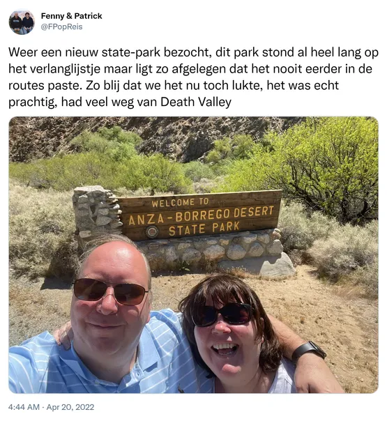 Weer een nieuw state-park bezocht, dit park stond al heel lang op het verlanglijstje maar ligt zo afgelegen dat het nooit eerder in de routes paste. Zo blij dat we het nu toch lukte, het was echt prachtig, had veel weg van Death Valley https://t.co/wT6k86uwpp
