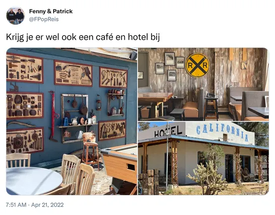 Krijg je er wel ook een café en hotel bij https://t.co/ojledXDJNM 