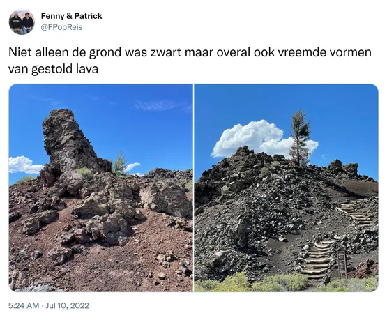 Niet alleen de grond was zwart maar overal ook vreemde vormen van gestold lava https://t.co/lF1uIhPoGh
