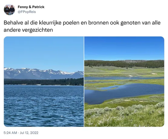 Behalve al die kleurrijke poelen en bronnen ook genoten van alle andere vergezichten https://t.co/sw35rgzH7U
