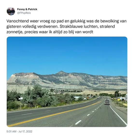 Vanochtend weer vroeg op pad en gelukkig was de bewolking van gisteren volledig verdwenen. Strakblauwe luchten, stralend zonnetje, precies waar ik altijd zo blij van wordt https://t.co/cJEibWPyql
