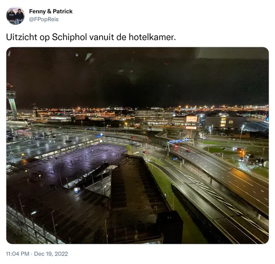 Uitzicht op Schiphol vanuit de hotelkamer. https://t.co/n97iUbrTuK 