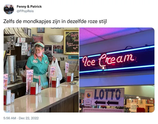 Zelfs de mondkapjes zijn in dezelfde roze stijl https://t.co/4ObC5W0HV2
