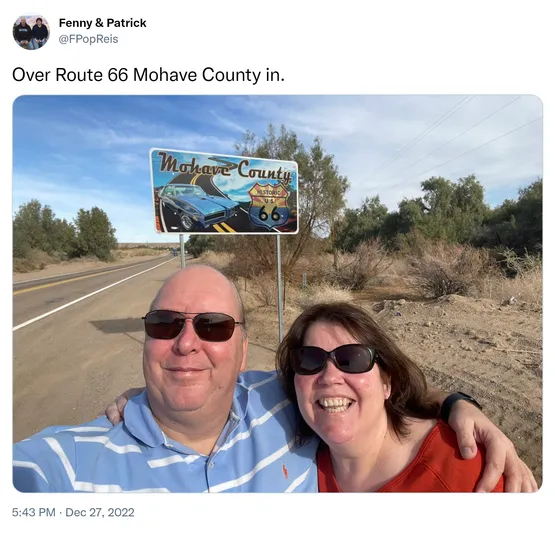 Over Route 66 Mohave County in. https://t.co/IaIf9ZVXTK
