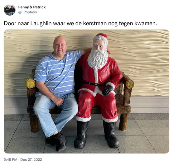 Door naar Laughlin waar we de kerstman nog tegen kwamen. https://t.co/eJXjd1CKel
